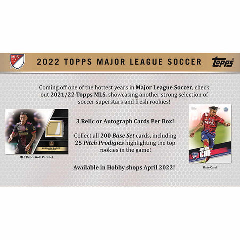 2022 Topps MLS Hobby Box