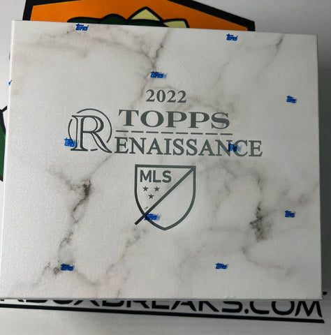 2022 Topps MLS Renaissance Soccer Box