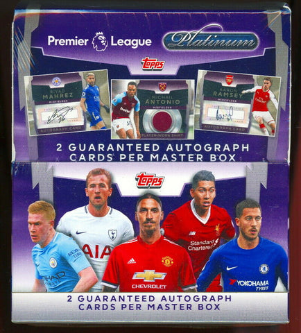 Topps Platinum Soccer Premier League Hobby Box